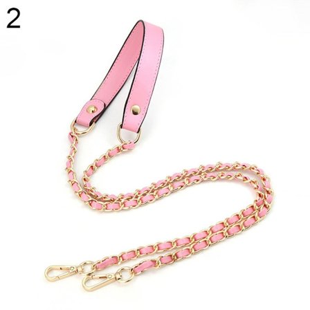 29cm/120cm stålväska kedjor Löstagbara ersättningsväska kedja PU-läderbälten Remmar