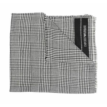 Emporio Armani, Winter Scarves Zwart, Dames, Maat:ONE Size