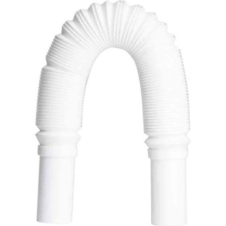 Gelia 3000923342 Kopplingsslang för tvättställ, flexibel, Inomhusavlopp