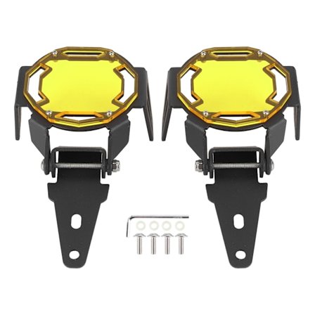 Motorcykel Dimljus Skyddskåpa LED-lampskydd Passar R1200GS R1250GS Adventure LC Gul