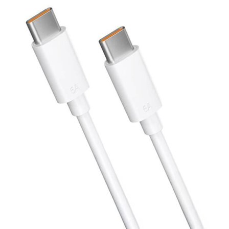 USB-C opladerkabel 65W - til Xiaomi 15T 14T Redmi 15C A5 Note 15 14 Redmi Pad SE - 2 meter - Hvid