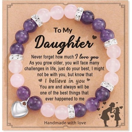 Armbånd - Fint smykke Natursten Venskabsarmbånd til hendes fødselsdag