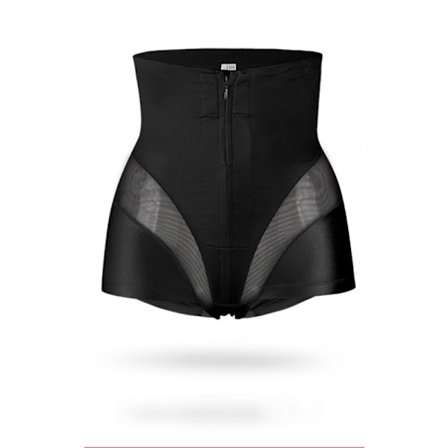 Damer Høj Talje Polstret Hofteforstærker Shapewear Shorts Butt Lifter Control Knickers Shaping Trusser Undertøj-Sort-M-(40~50KG)