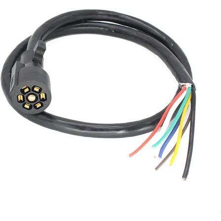 (pow yeah!) 2025 Siste Modell 7-veis tilhengerkontakt Inline Lysledning 1,2 Meter Kraftig 7-pins kabeltilkobling (1,2 Meter) 1,2 Meter