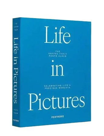 PRINTWORKS Photo Album - Life In Pictures, Blue - Blue - ONE SIZE