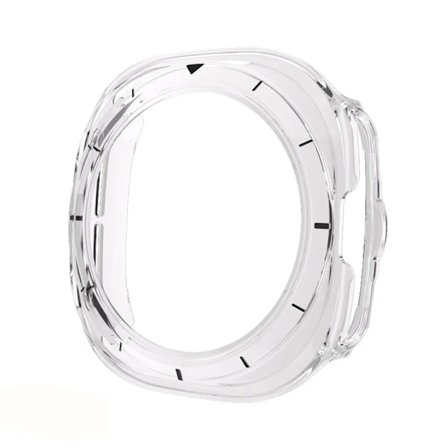 För Samsung Galaxy Watch 7 Ultra 47mm Smart Watch PC-fodral Skydd Klocka 47mm Ram Fallsäker Skyddsfodral Stötfångare