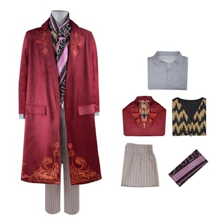 Barn Voksen Willy Og Sjokoladefabrikken Willy Cosplay Wonka Kostyme Komplett Dress_God kvalitet