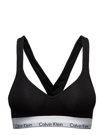 Bralette Lift Lingerie Bras & Tops Soft Bras Tank Top Bras Svart Calvin Klein