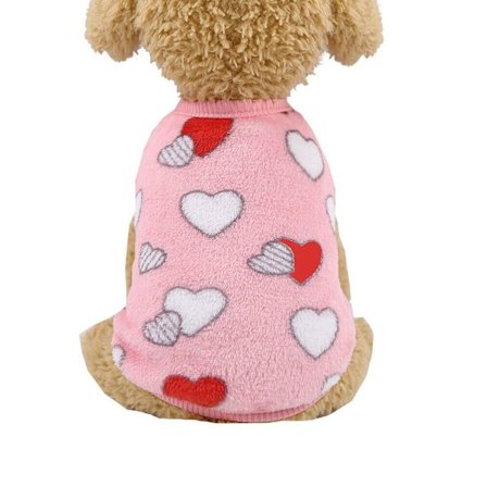Lemmikkien vaatteet Puppy Fleece -liivi PINK L Pink L