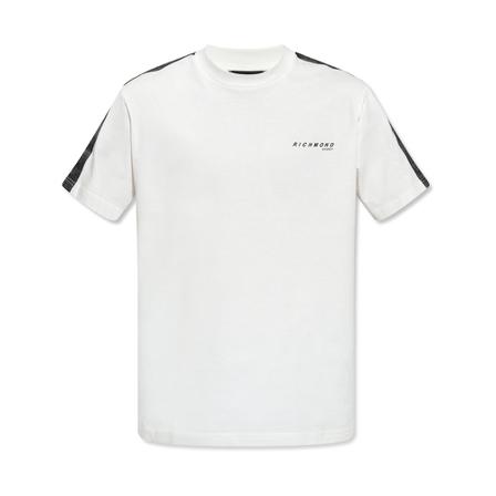 John Richmond T-shirt with logo Hvid, Herre T-shirts