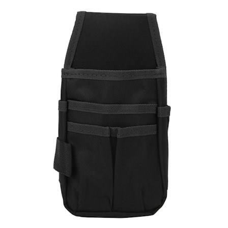 Hårdvaruverktygsväska Multifunktionell Hårdvaruficka Behållare Organizer Förvaringsväska (Svart)