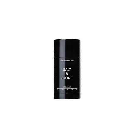 Salt # Stone Unisex Black Oud Extra_Strength Aluminiumfri Deodorant # Black&White