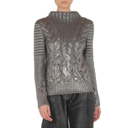 Alberta Ferretti Turtlenecks Grå, Dame Rullekraver