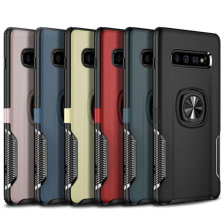 Smart Praktiskt Skal med Kickstand - Samsung Galaxy S10+ Petrol