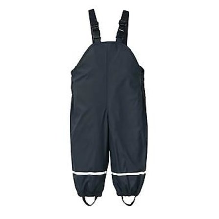Barn Regnbyxor Vindtäta Vattentäta Lera Jumpsuit Kläder (3-4 År svart)