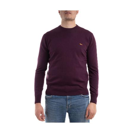 Harmont & Blaine Round-neck Strik Lilla, Herre Strik