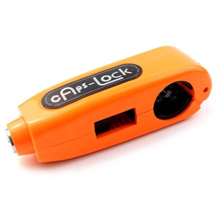 Motorcykel Grip Lås Styr Lås ORANGE