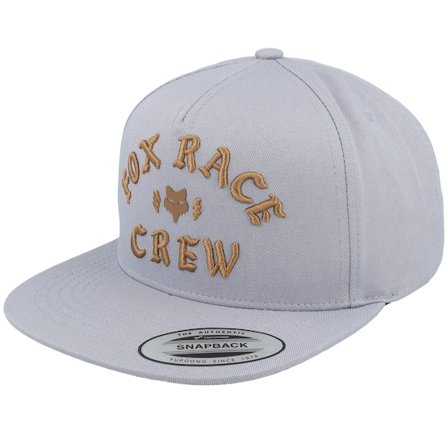 Fox - Grigio snapback Cappellino - Race Crew Steel Grey Snapback @ Hatstore