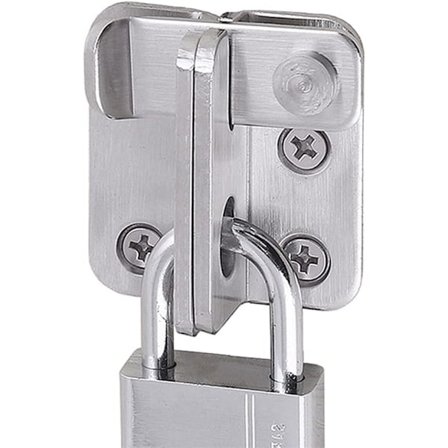 Hasp Lås Port Bolt Lås Port Lås Dør Bolt Rustfrit Stål Hængelås Højre Åben Lille Dør Lås til Låsning af Vindue Ma