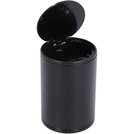 Mini Bil Auto Papperskorg, Bil Papperskorg med Lock Tryck Papperskorg Bil Aluminium