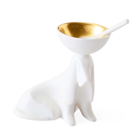 Jonathan Adler Basset Hound Salt/Pepper Skål