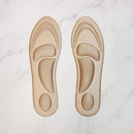 Koko Naiset 35-40 4D SISÄPOHJALLINEN NAINEN - BEIGE - Ortopedinen Muisti Vaahto