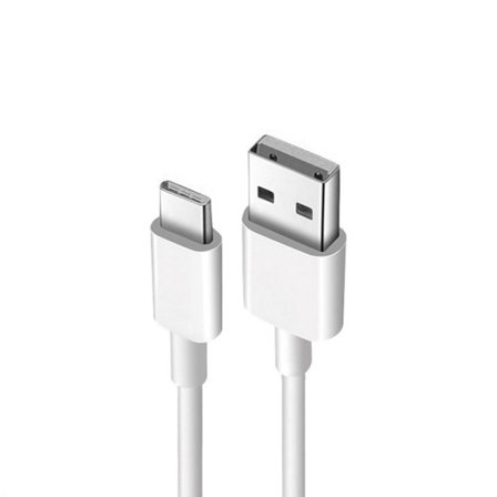 2M USB til USB-C Ladekabel Hvid