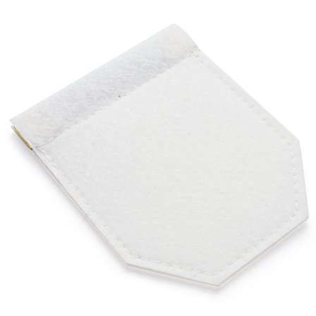 Étui en feutre blanc pour pochette de costume pour hommes - Accessoires pour pochettes de costume