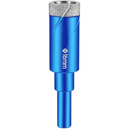 Timanttiporanterä, Porareikä Hole Saw Keramiikalle Lasille Marmorille Laatalle Hiekka- ja kalkkikiville (16mm)