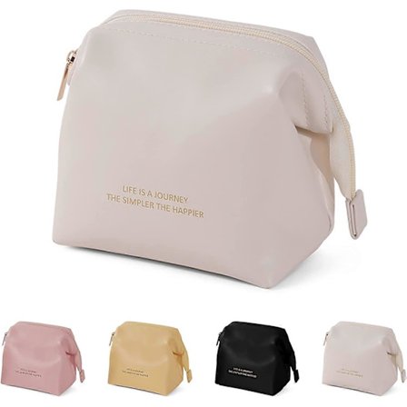 Kosmetiktaske med stor kapacitet, rejse-makeuptasker, bærbar rejse-kosmetiktaske, vandtæt organizer, multifunktionel toilettaske med guldfarvet lynlås