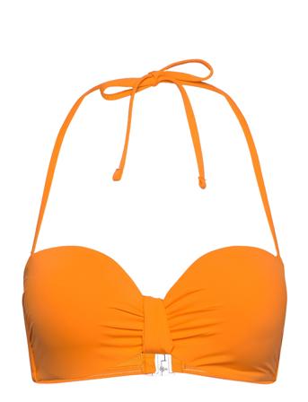 Swim Bra Reese Balc Tt Knot Swimwear Bikinis Bikini Tops Bandeau Bikinitops Oransje Lindex*Betinget Tilbud