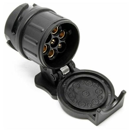 Adapter för släpvagnskontakt 13 till 7 poler 12V 50A för fordon