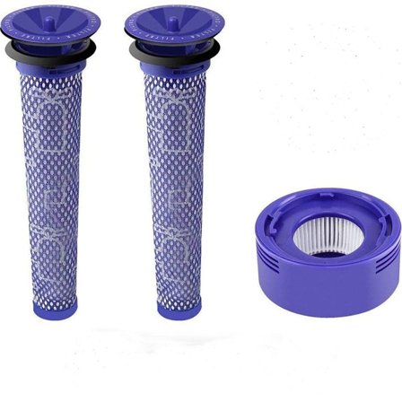 V8 filter för Dyson 2-pack: tvättbart ersättningsfilter för Dyson V8 V7 KLB