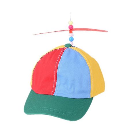 Baseball-lippis Muotiväri Bambu Suurikorennon Värilohko Baseball-lippis Helikopterin Potkuri Rebound-lippis(M)