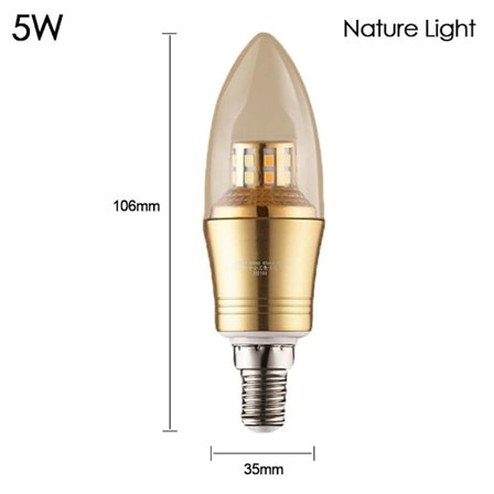 LED lyspære e14 5WNATURE LIGHT NATURE LYS