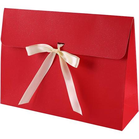 10 kpl 29 * 20 * 9 cm Suuria Kirjekuoren Muotoisia Lahjapakkauksia, Satiininauhalla, Teksturoidut Joulu- ja Syntym p iv lahjapakkaukset Mekolle, 