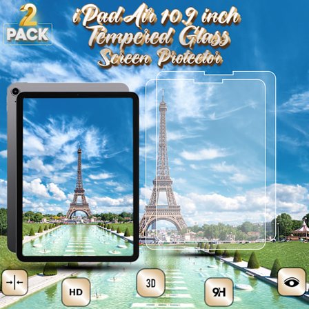 2-Pack Apple iPad AIR (10.9 Inch) - Härdat Glas 9H - Super Kvalitet Skärmskydd
