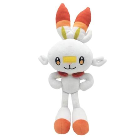 35cm Scorbunny Kanin Plysj Søt Sværd Skjold Anime Spill Elf Dukke Leker Til Barn Gave