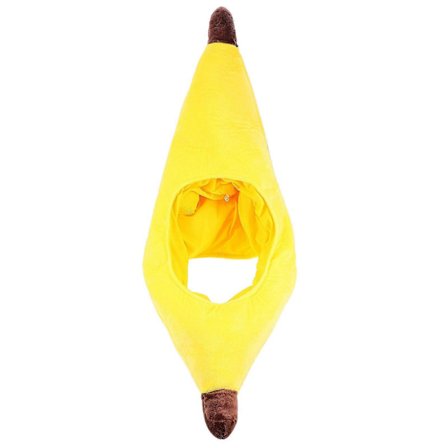 Bananformad hatt för vuxna, perfekt för temafester, lätt material