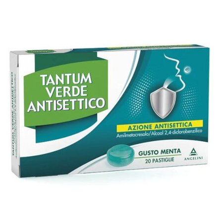 Tantum Verde Antisettico 20 Pastiglie Gusto Menta