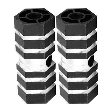 BMX Sykkel Bakaksel Pinner Svart Aluminium Legering