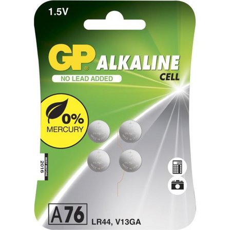 GP Lithium Cell A76F_ 1_5V_ 4-pack