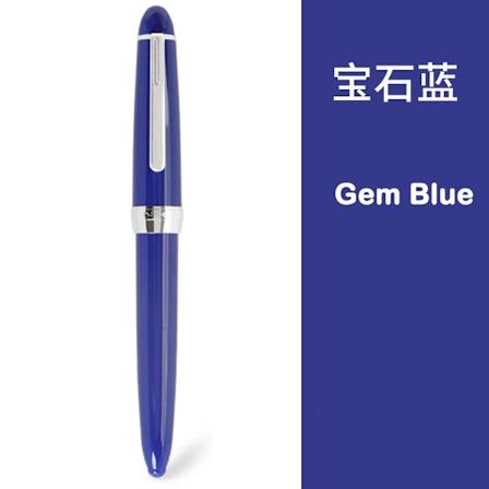 Jinhao 992 Fountain Penna Silver Clip 12 Färger Skrivning Pennor Lyxig Kvalitet Student Business Office Skol Leverantörer Stationer Övrigt Gem Blue F