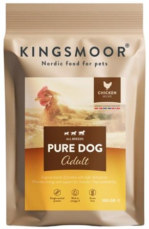 Kingsmoor Nordisk Kyckling Hund 100 g