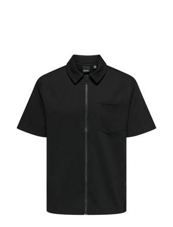 Onsanton Pique Ss Shirt ONLY & SONS Black