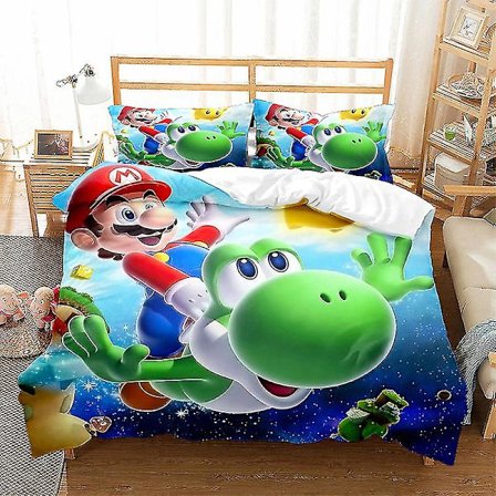 Super Maria -sarjan kolmiosainen pussilakanasetti, hiottu kaksiosainen setti Q