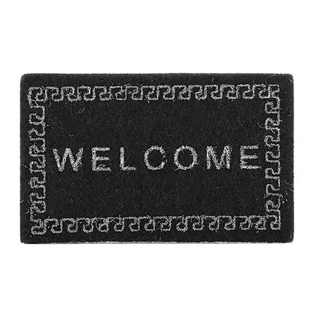 1:12 Skala Svart Mini Teppe Matte for DIY Dukkehus - Non-woven Stoff Dukkehus Tilbehør Kit