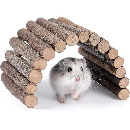 Hamsterbro, bro med tre, bro for marsvin rotter pinnsvin gerbiler mus sukkerseilere, liten dyretyggeleke-26