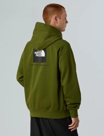 The North Face M Raglan Box Nse Regular Hoodie - Khaki green - M