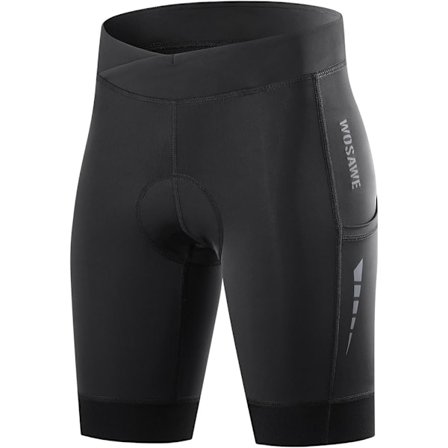 Sykkelbukser for damer, ventilerende 4D-polstrede sykkelshorts med høy midje Subcode L/Eurocode M